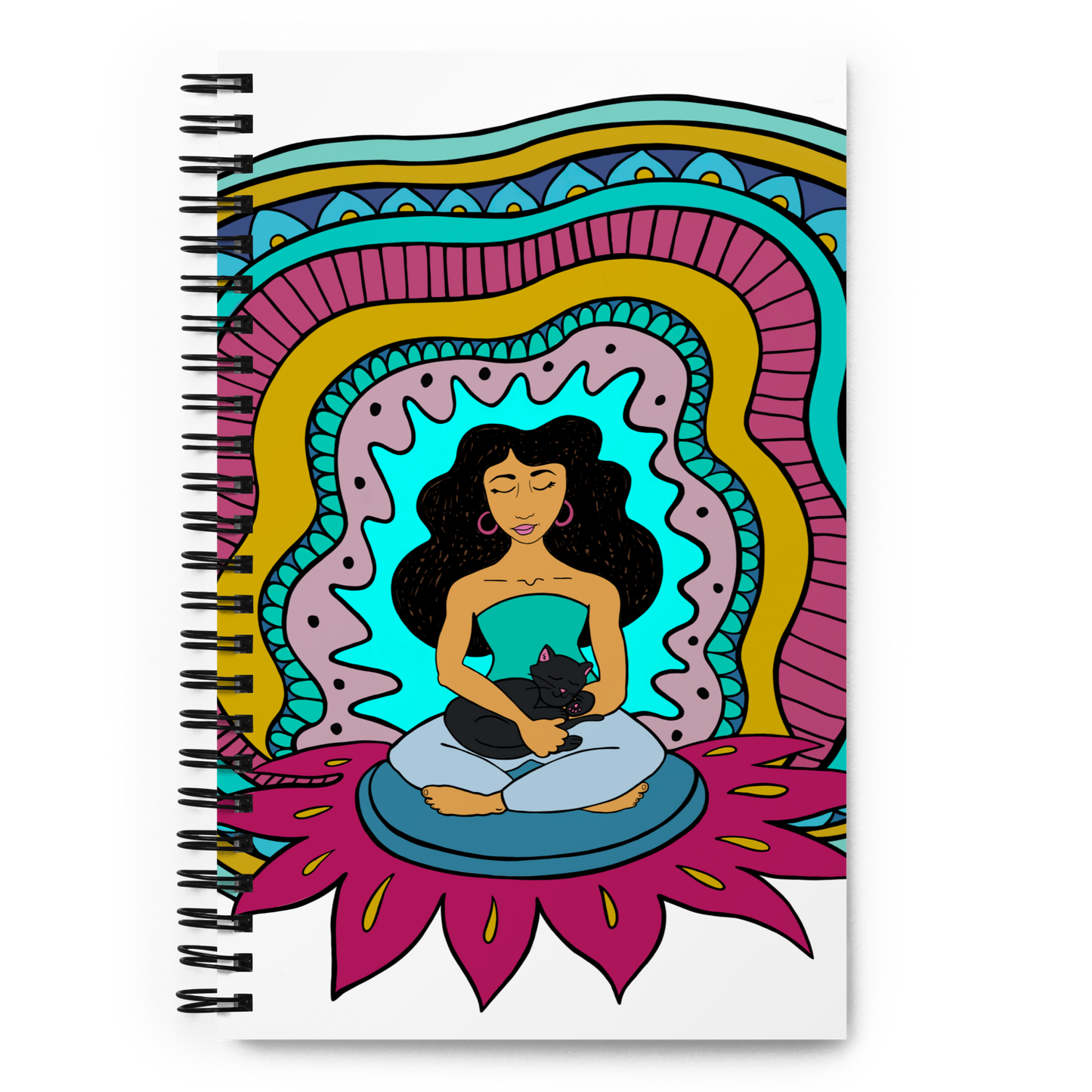 "Energy Flow" Spiral Notebook