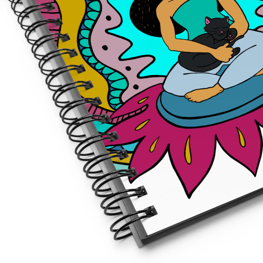 "Energy Flow" Spiral Notebook